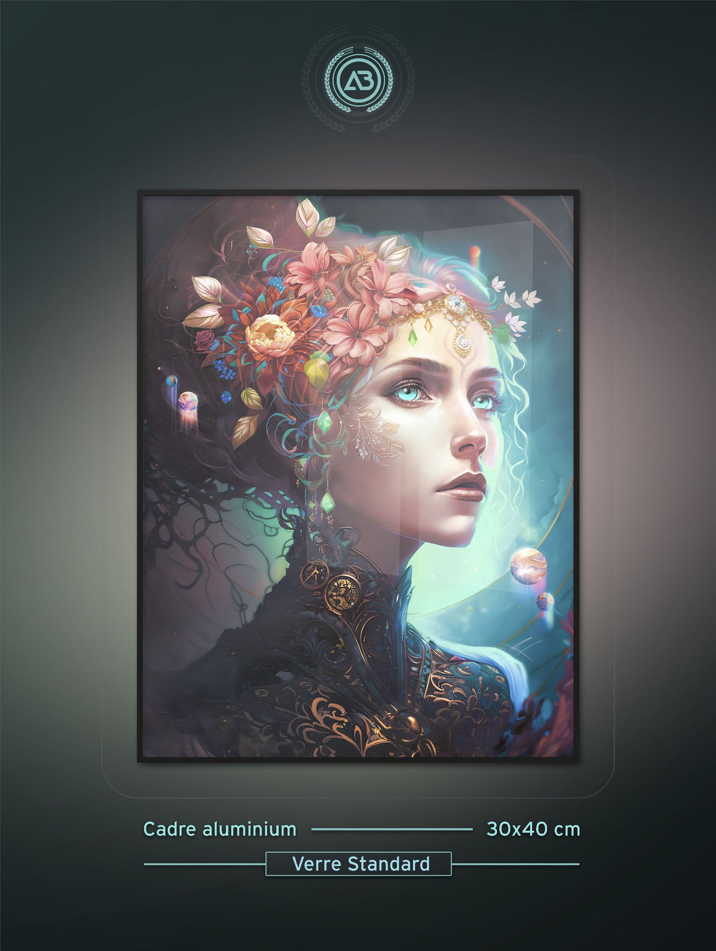 La belle aux fleurs